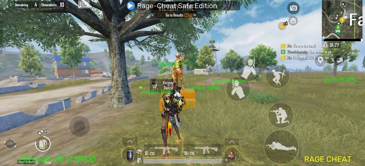Rage Cheat Gameplay